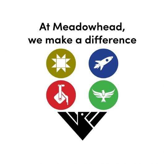 image advertising the school logo "we make a difference"